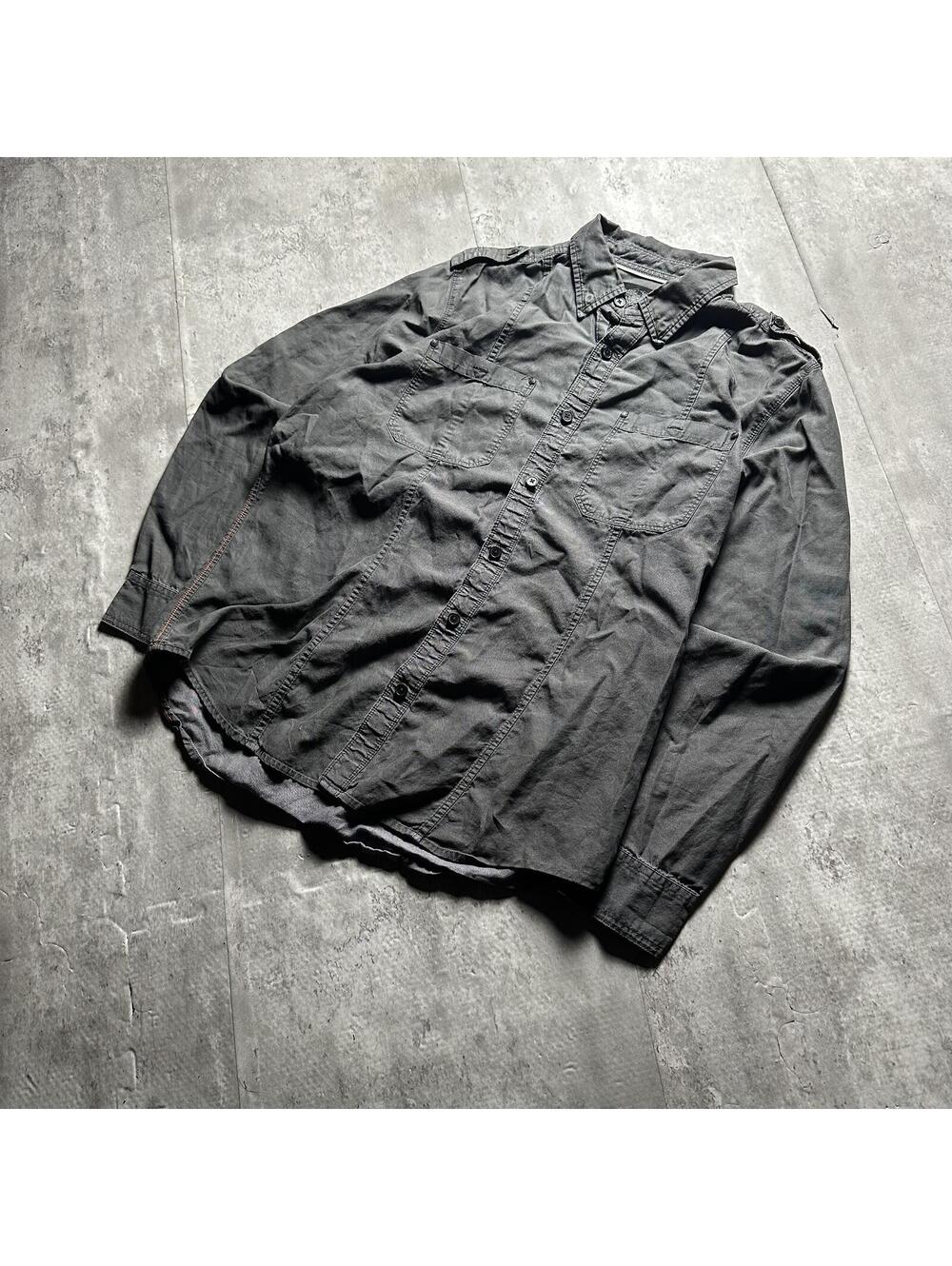 Harley-Davidson Men's XL Black Cotton Button-Up Shirt